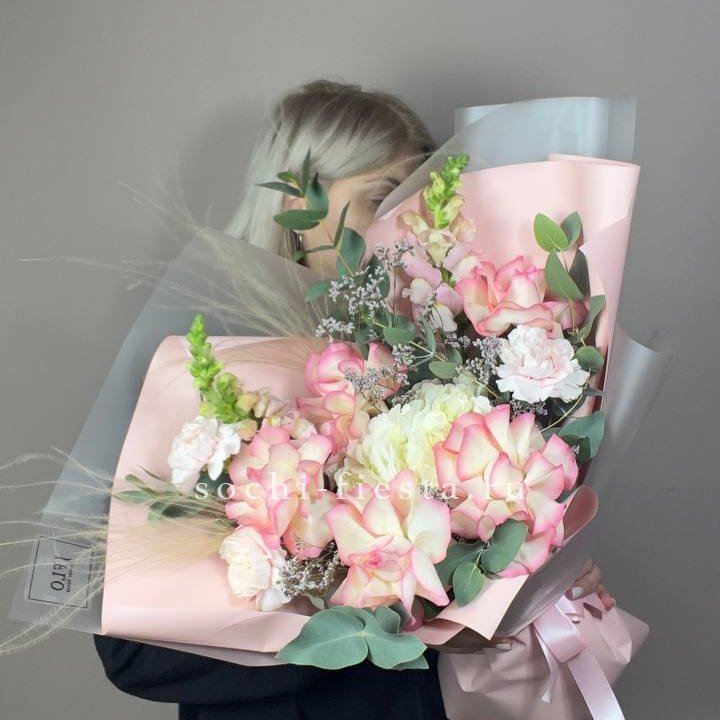  Букет  "Закат для неё" в Владивостоке