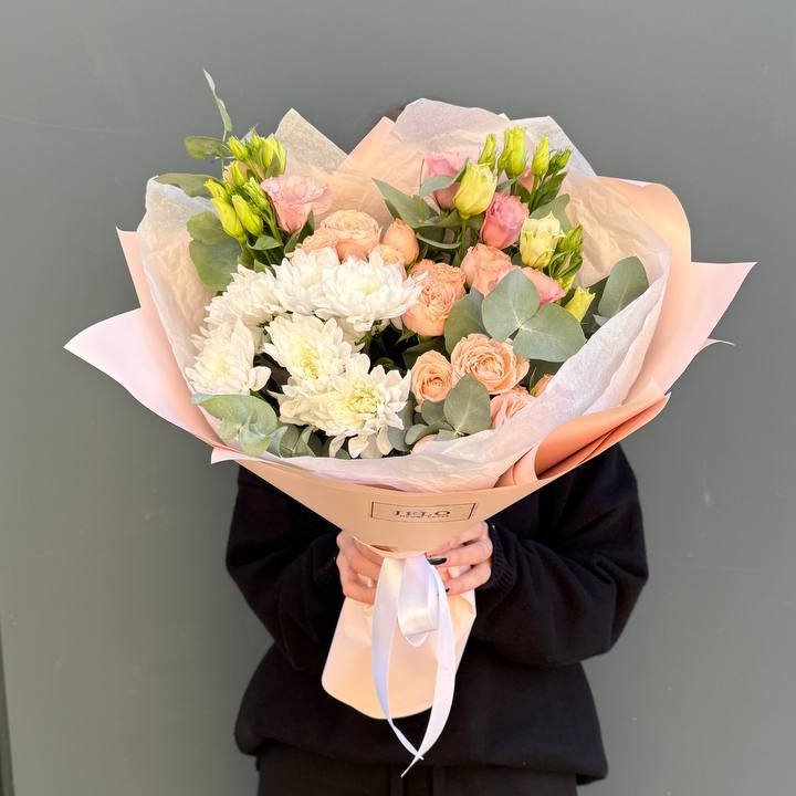 Букет "Персиковая нежность" в Владивостоке