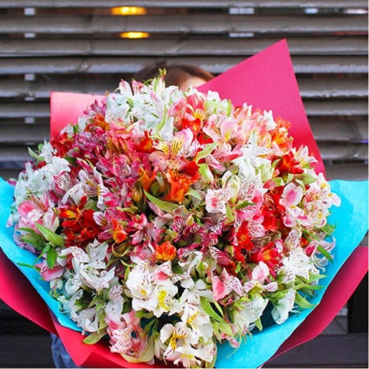 101 альстромерия в Владивостоке