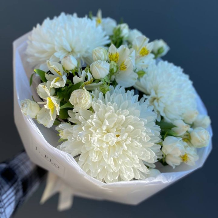 Букет из хризантем "Миранда" в Владивостоке
