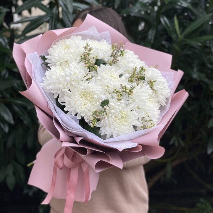 Букет хризантем №1 в Владивостоке