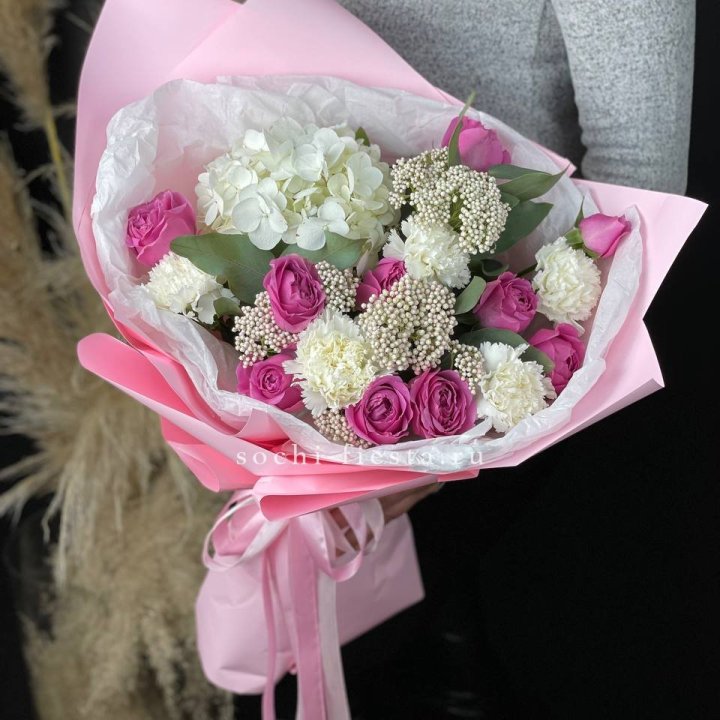 Букет с мисти бабблс №1 в Владивостоке