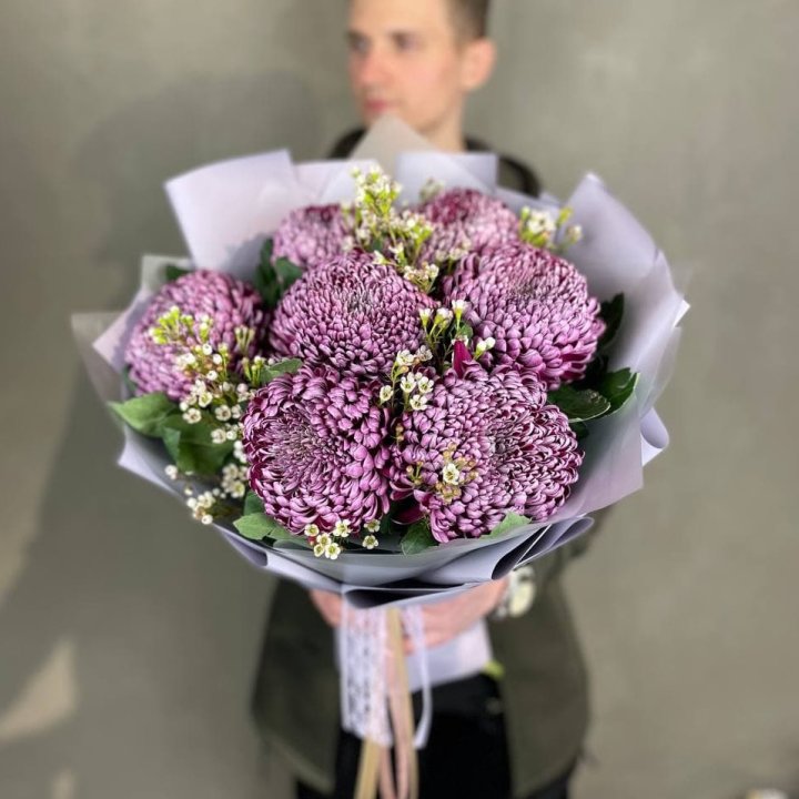 Букет хризантем "Палермо" в Владивостоке