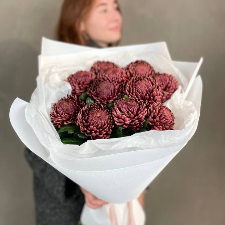 Букет хризантем "Касиопия" в Владивостоке