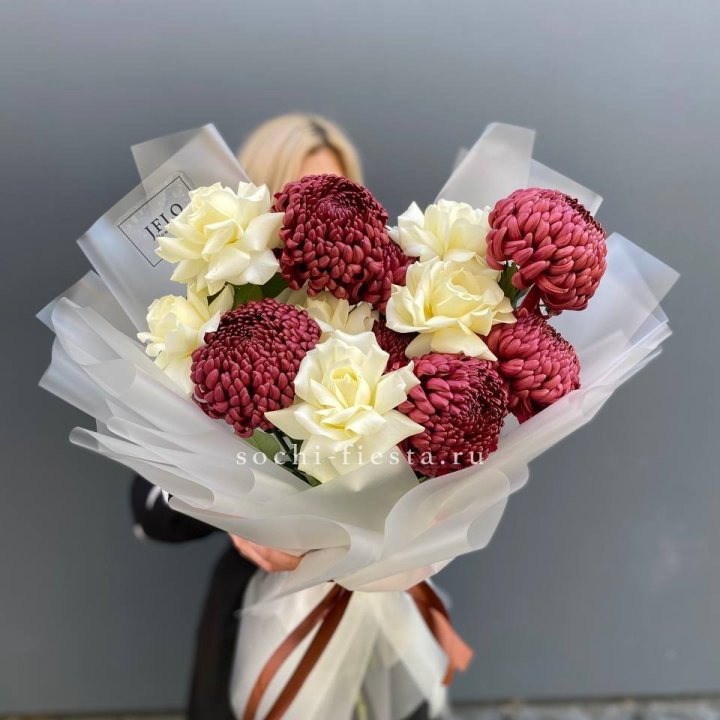 Дуо бигуди и розы в Владивостоке