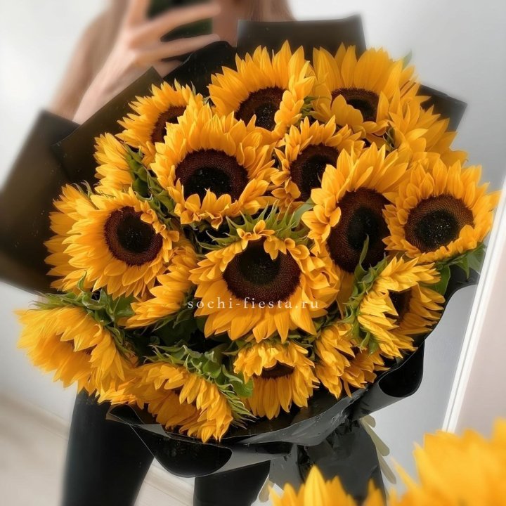 Букет подсолнухов "Гига" в Владивостоке
