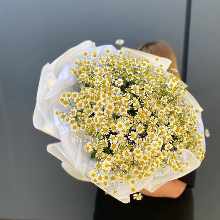Букет ромашек "Фемели" в Владивостоке