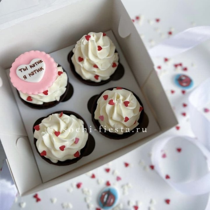 Набор капкейков "Для тебя" в Владивостоке