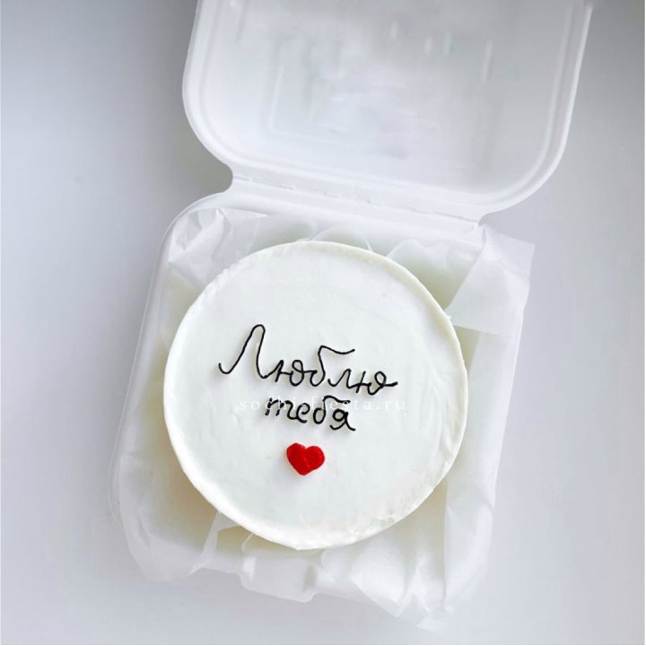 Бенто-торт "Люблю Тебя"  в Владивостоке