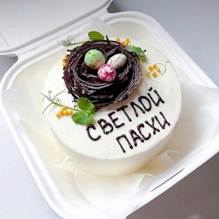 Бенто-торт "Светлой Пасхи" 1 в Владивостоке