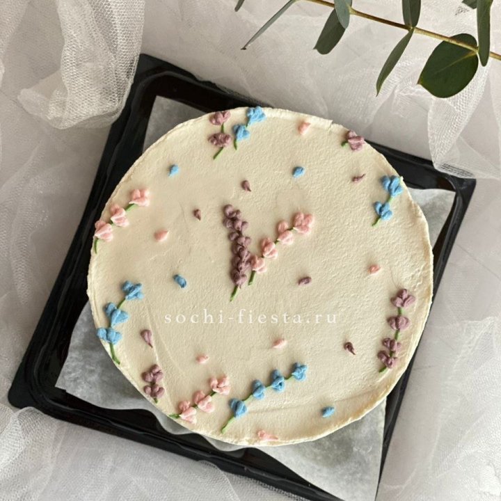 Бенто-торт "Лаванда" в Владивостоке