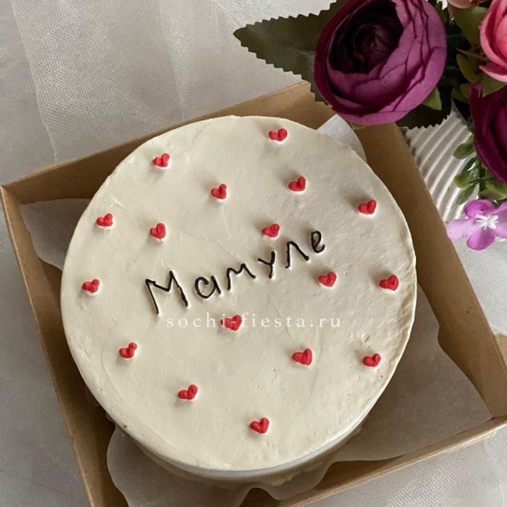 Бенто-торт "Мамуле" в Владивостоке