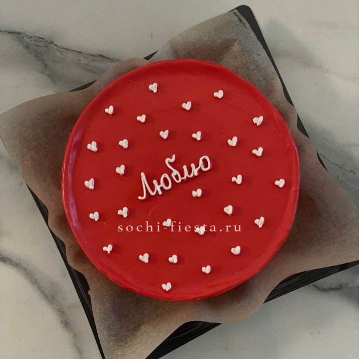 Бенто-торт "Люблю" в Владивостоке