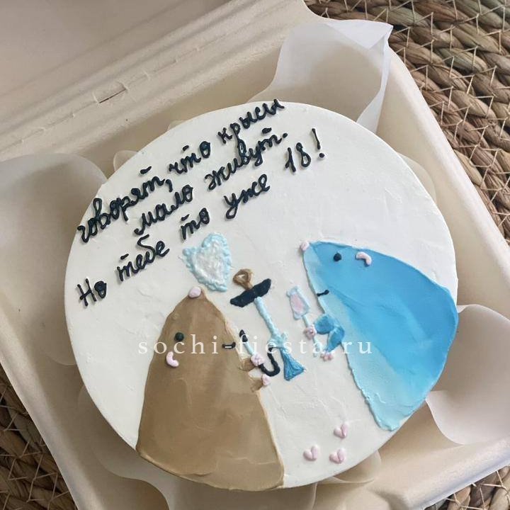 Бенто-торт "Крысы"  в Владивостоке