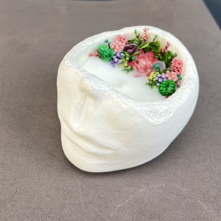 Свеча ароматическая в гипсе  в Владивостоке