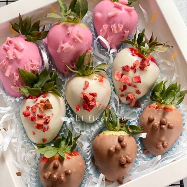 Клубника в шоколаде 9 ягод в Владивостоке