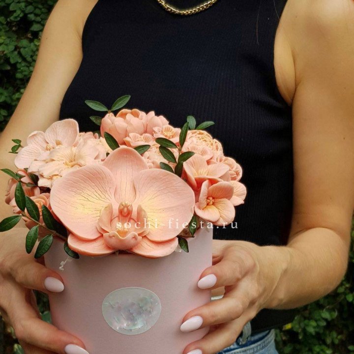 Шоколадный букет Орхидей в Владивостоке