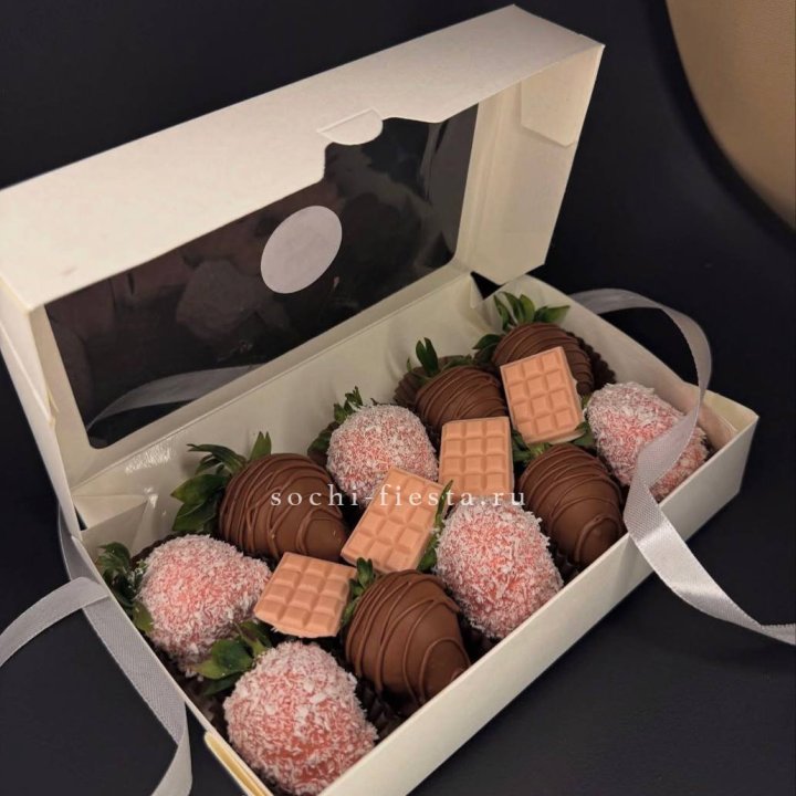 Клубника в шоколаде 10 ягод №2 в Владивостоке