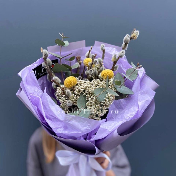 Букет с Вербой №1 в Владивостоке