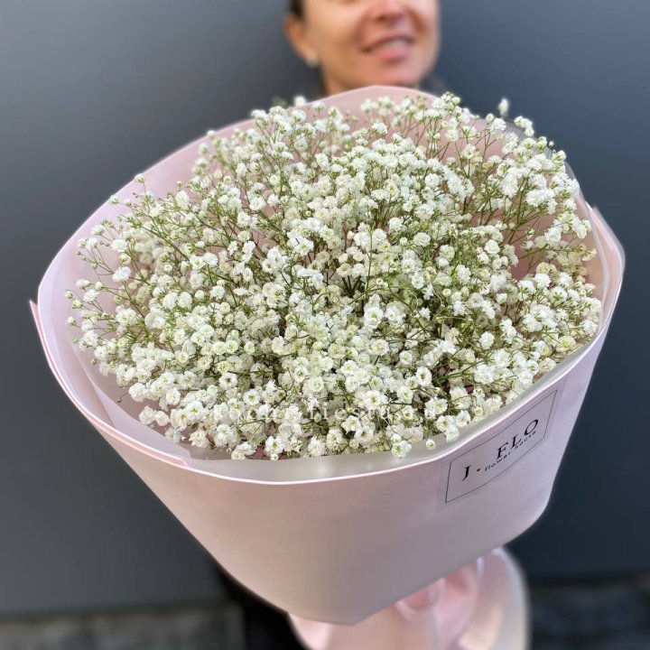 11 белых гипсофил в фоамиране в Владивостоке