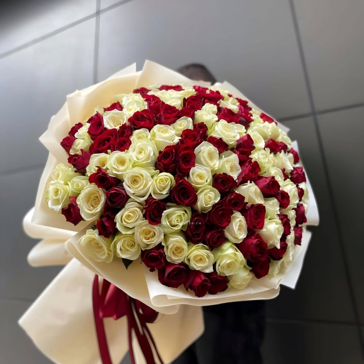 101 высокая импортная роза  в Владивостоке