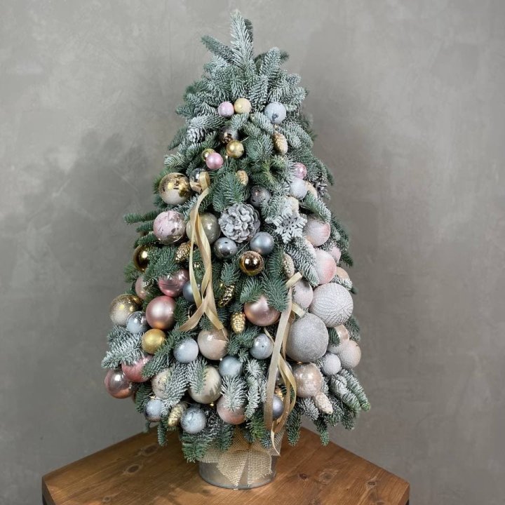 Новогодняя ёлка из веток датского нобилиса в Владивостоке