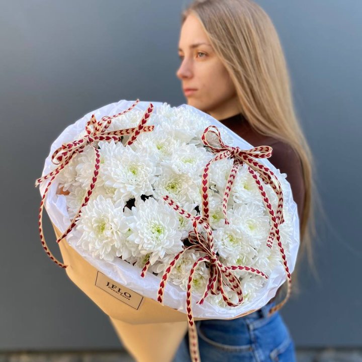 Букет "Хризантемы с любовью" в Владивостоке