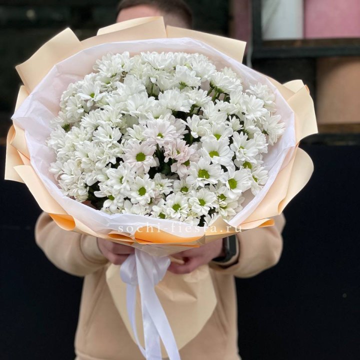  Букет хризантем в Владивостоке