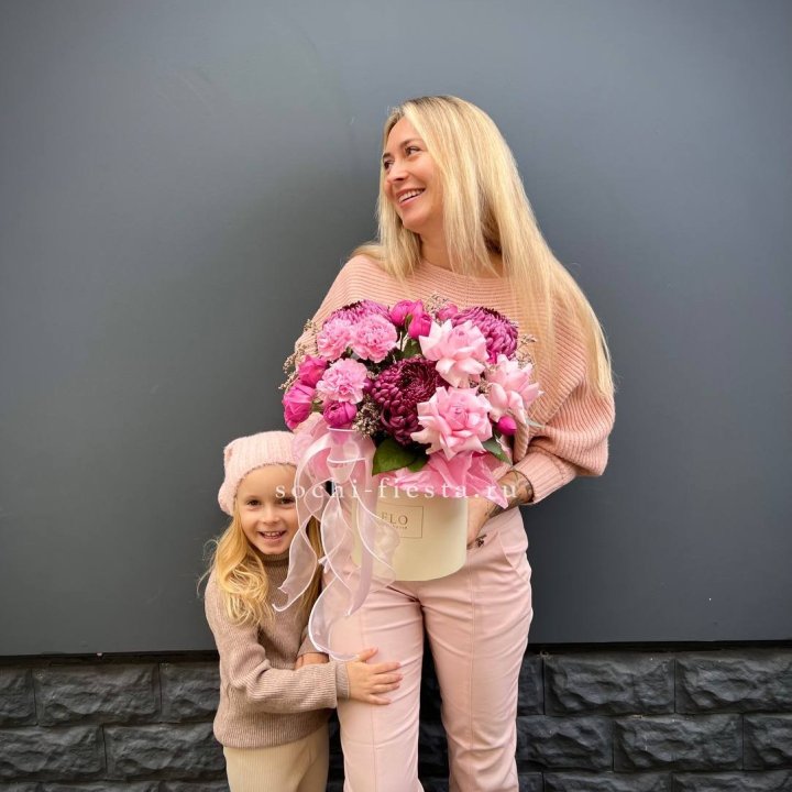 Цветочный бокс "Альба" в Владивостоке