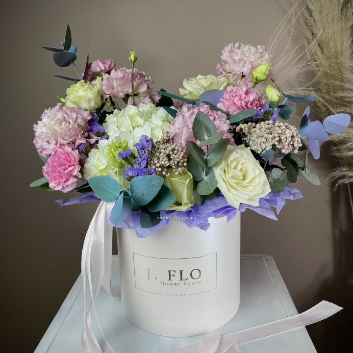 Цветочная коробка "Ода" в Владивостоке