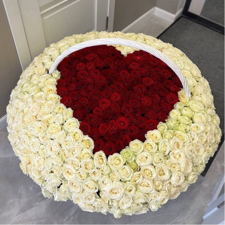 501 роза сердце в Владивостоке