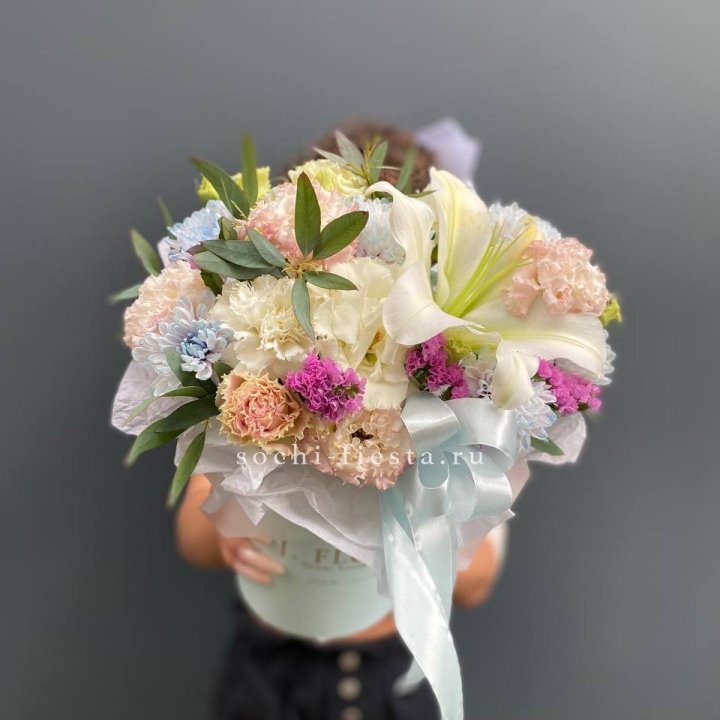 Дизайнерский цилиндр "Лилия" в Владивостоке