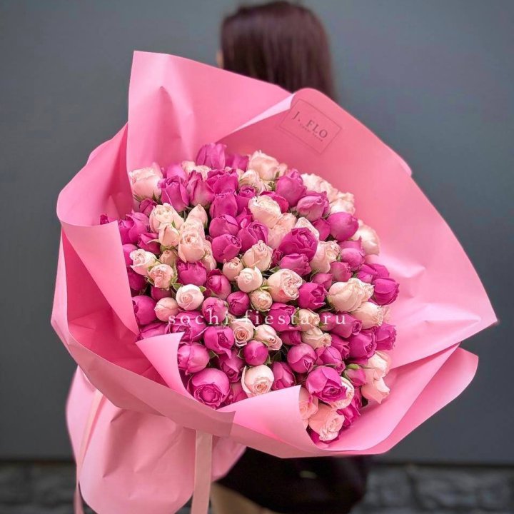 51 кустовая роза  в Владивостоке