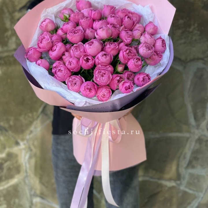 Букет "Пионки" в Владивостоке