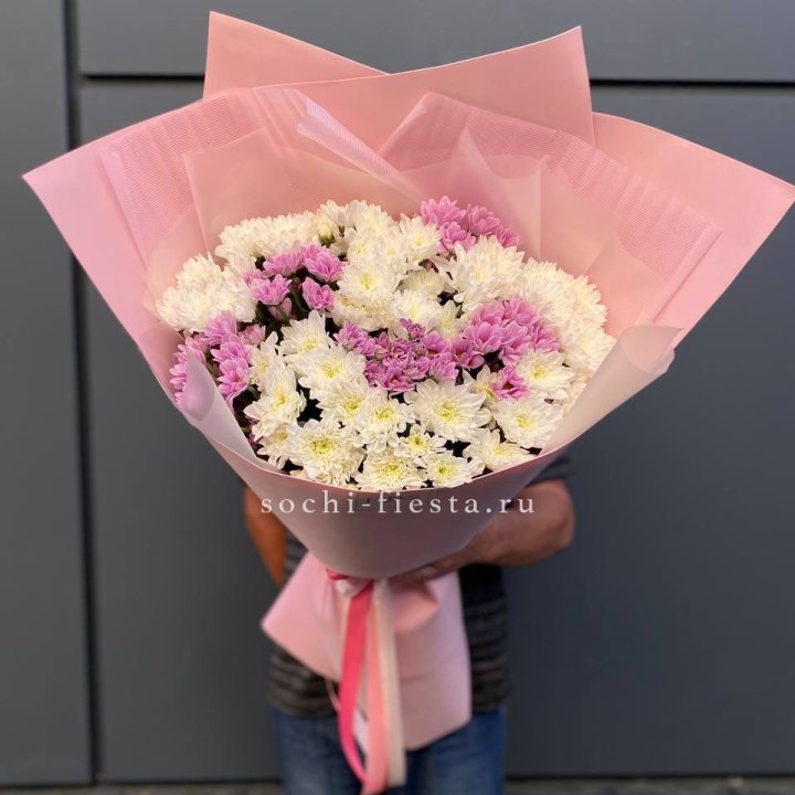 Букет хризантем- гигант  в Владивостоке
