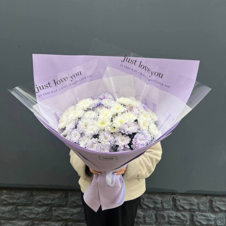 9 воздушных хризантем в Владивостоке