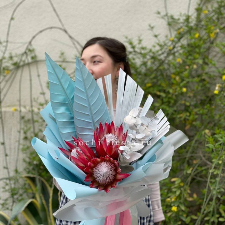 Букет из протеи "Клеопатра-2" в Владивостоке