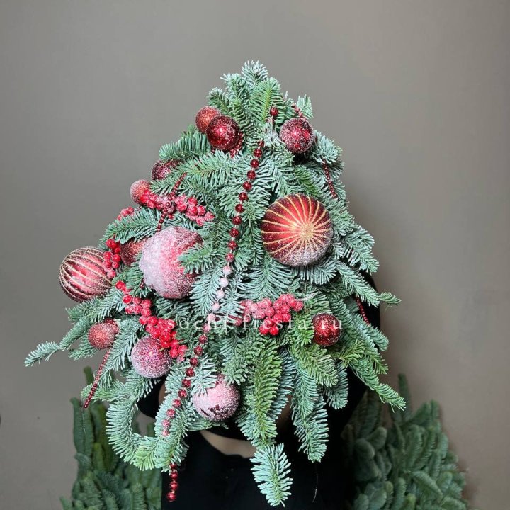 Ёлка красная в Владивостоке