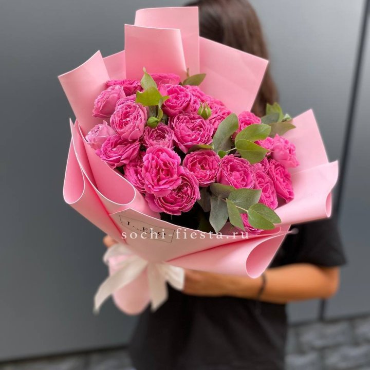 Пионовидные розы мисти баблс N.2 в Владивостоке