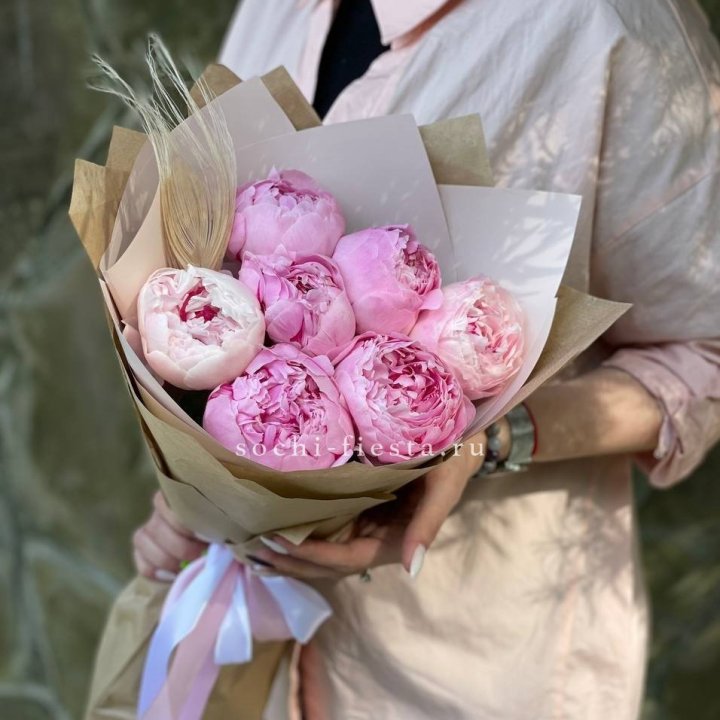 Букет пионов "Венди" в Владивостоке