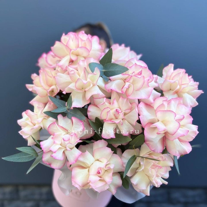 15 Французских роз Джумилия в боксе в Владивостоке