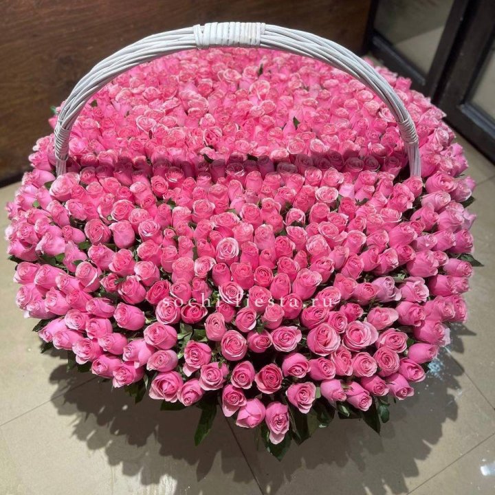 501 розовая роза в Владивостоке