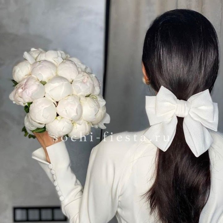 Свадебный букет пионов в Владивостоке