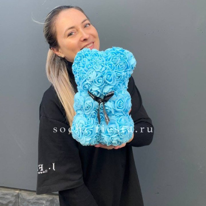 Игрушка медведь голубая в Владивостоке