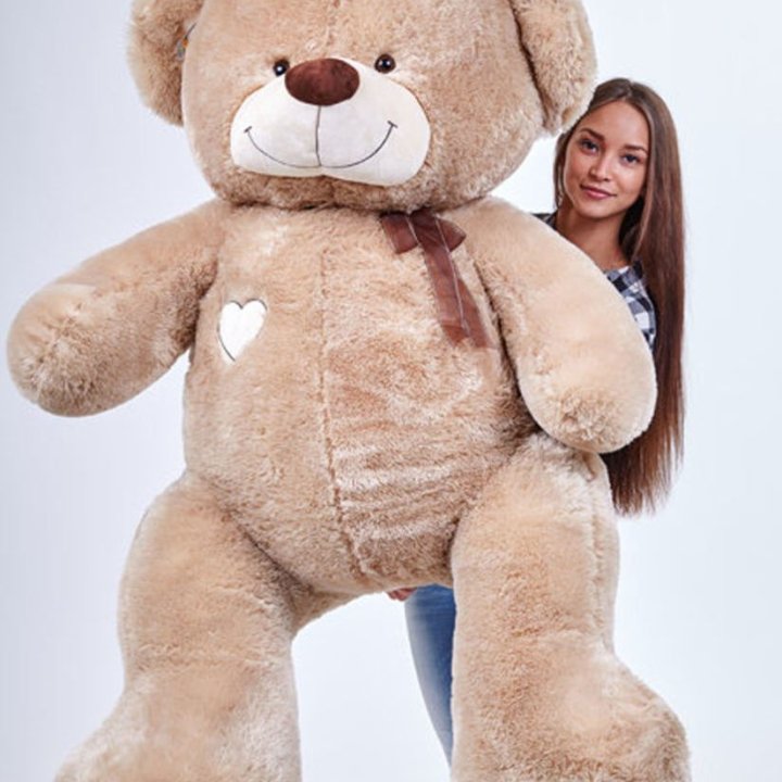 Бурый плюшевый мишка большой в Владивостоке