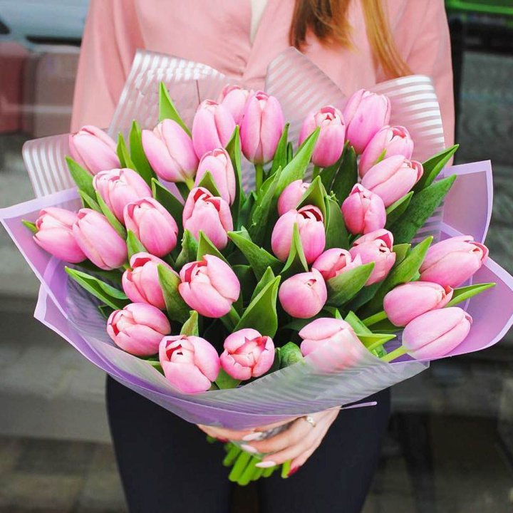 25 тюльпанов "Айс крем" в Владивостоке