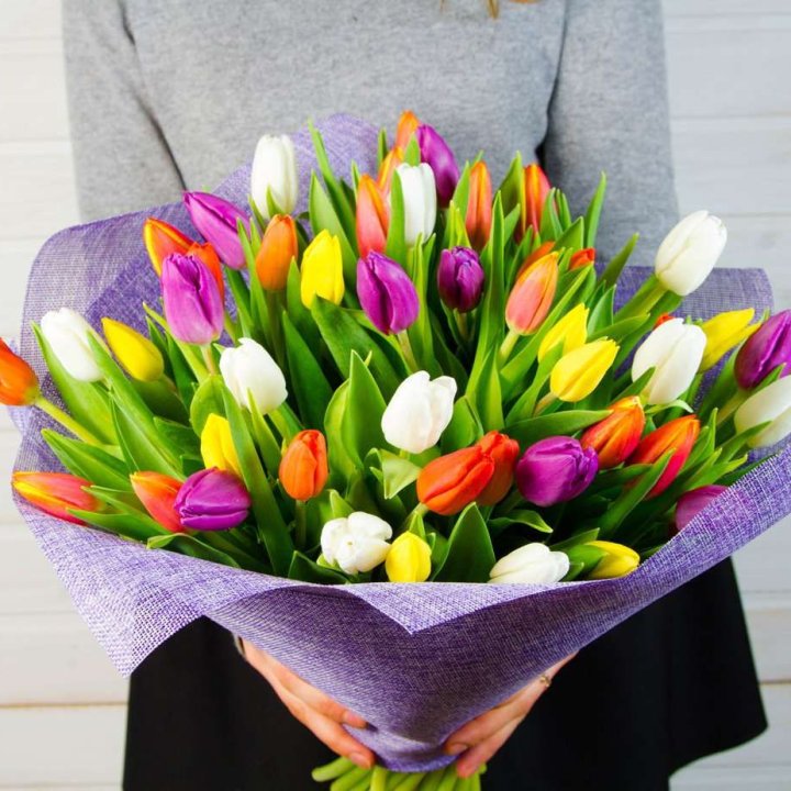 51 тюльпан "Рандом" №2 в Владивостоке